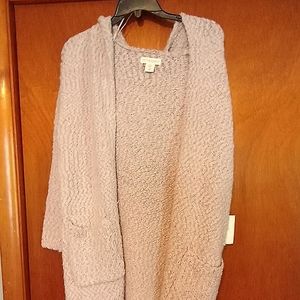 NWT Dusty Pale Pink Cardigan
